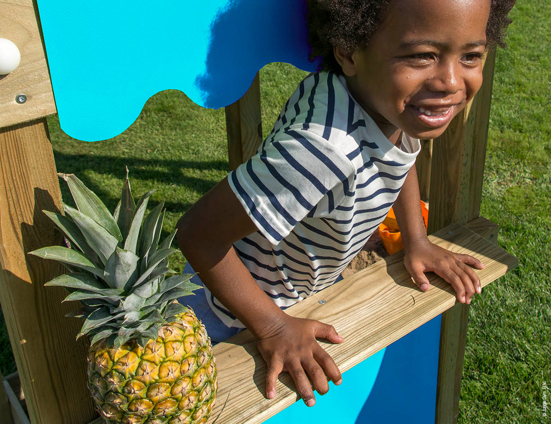Jungle Resort | Tower playhouse with double swing