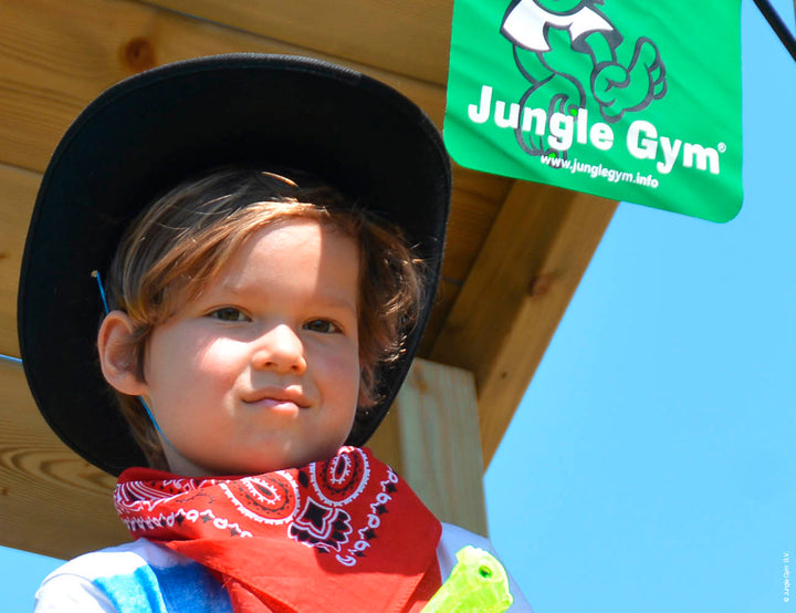 Jungle Casa | Wooden climbing frame with slide