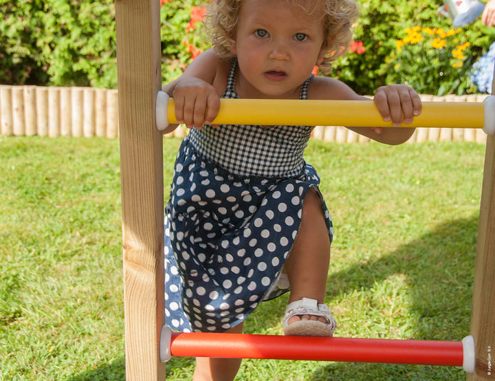 Jungle Resort | Tower playhouse with slide & clatter bridge