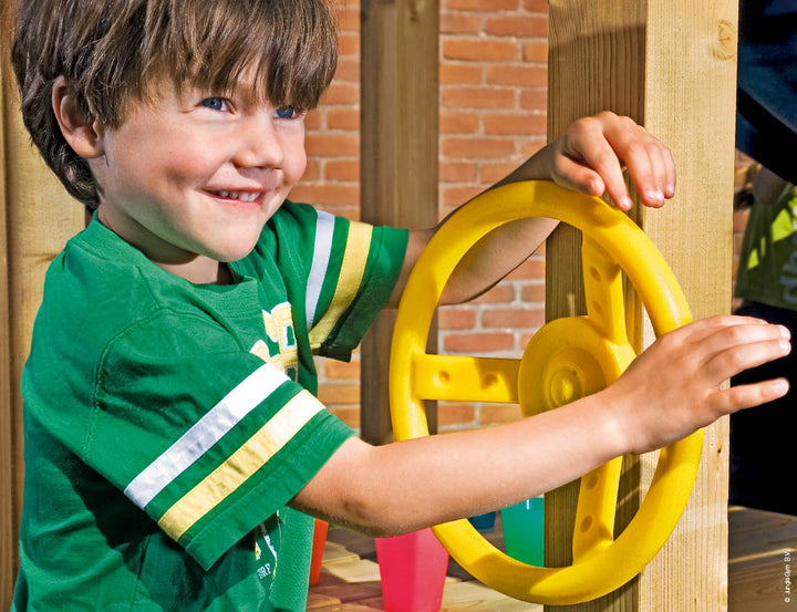 Jungle Cottage | Wooden climbing frame with slide & clatter bridge