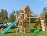 Jungle Safari | Wooden climbing frame with slide & clatter bridge