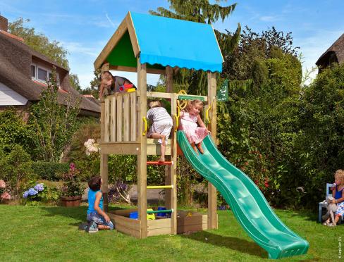 Childrens Wooden Climbing Frame for Small Garden • Jungle Home