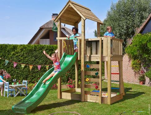 Childrens Wooden Climbing Frame • Jungle Mansion