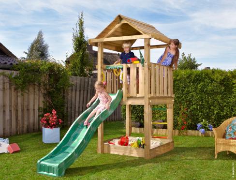 Childrens Wooden Climbing Frame for Small Garden • Jungle House