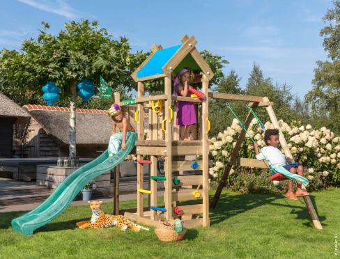 Kids Wooden Playsets • Nomad 1-Swing 