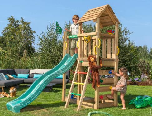 Kids Climbing Frame for Small Garden • Jungle Safari