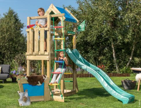 Garden Climbing Frame with Slide • Jungle Viking